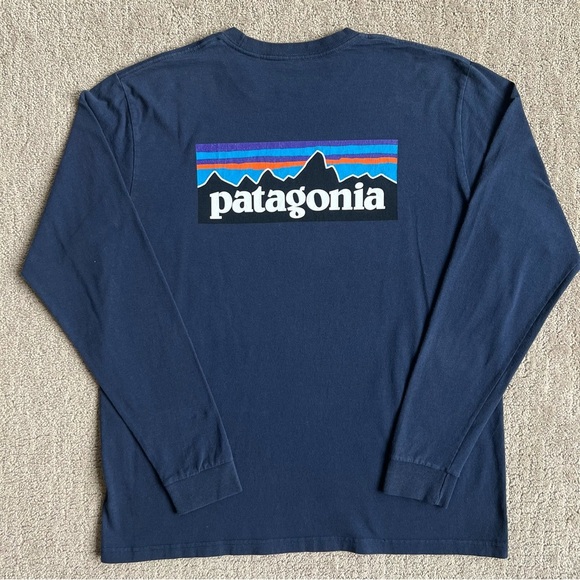 Patagonia Other - Men's Patagonia Long-Sleeved P-6 Logo Responsibili-Tee